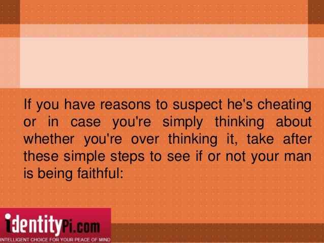 How to tell if your lover is cheating